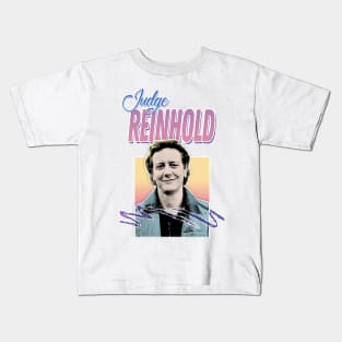 Judge Reinhold 80s Aesthetic Fanart Design Kids T-Shirt